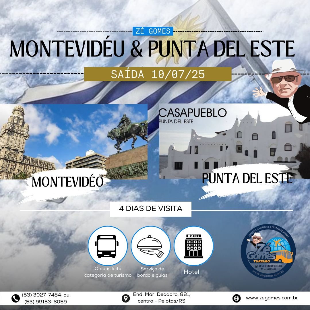 Montevidéu & Punta Del Este - Saída 26/06/2026