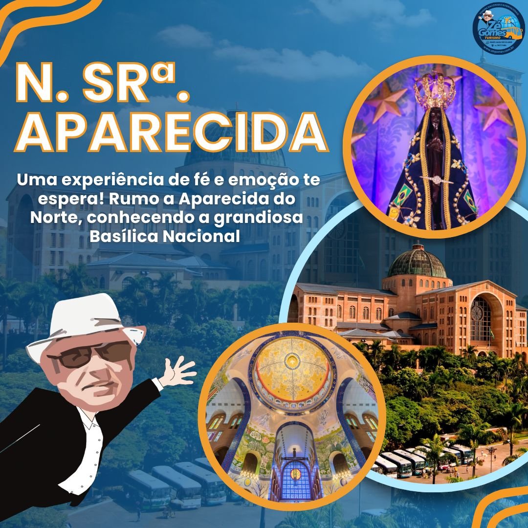 Rio de Janeiro, Aparecida & Região dos Lagos - Saída 17/07/2026